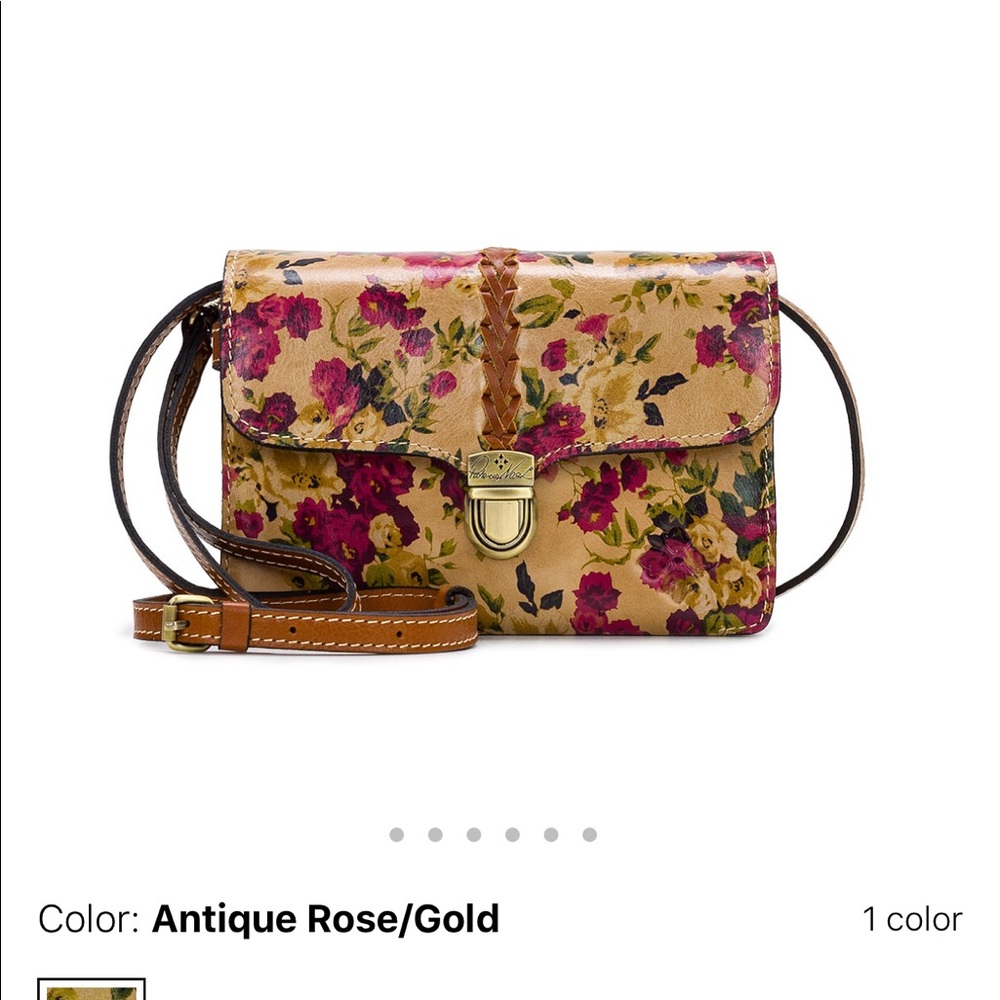 Patricia Nash Antique Rose Bianco Leather XBODY.